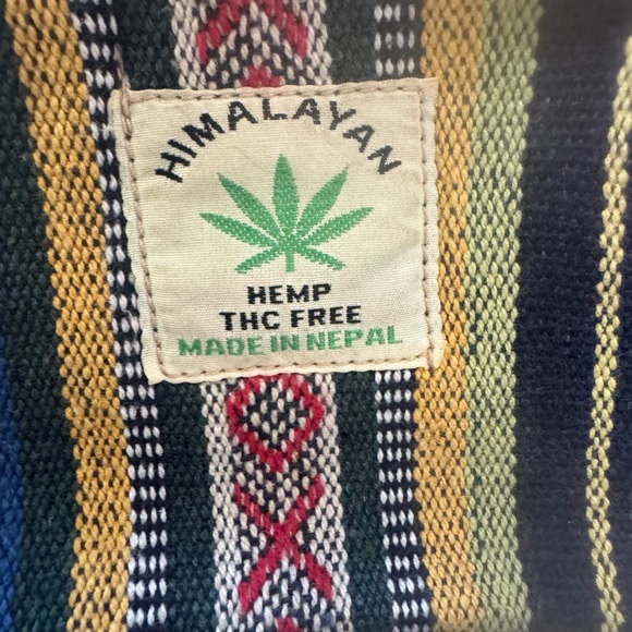 Tree Of Life Himalayan Hemp Large Backpack Made In Nepal - Picture 7 of 7